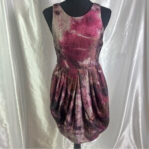 Alice + Olivia Marie Tulip Bubble Sleeveless Mini Dress cocktail Party (Size 2)